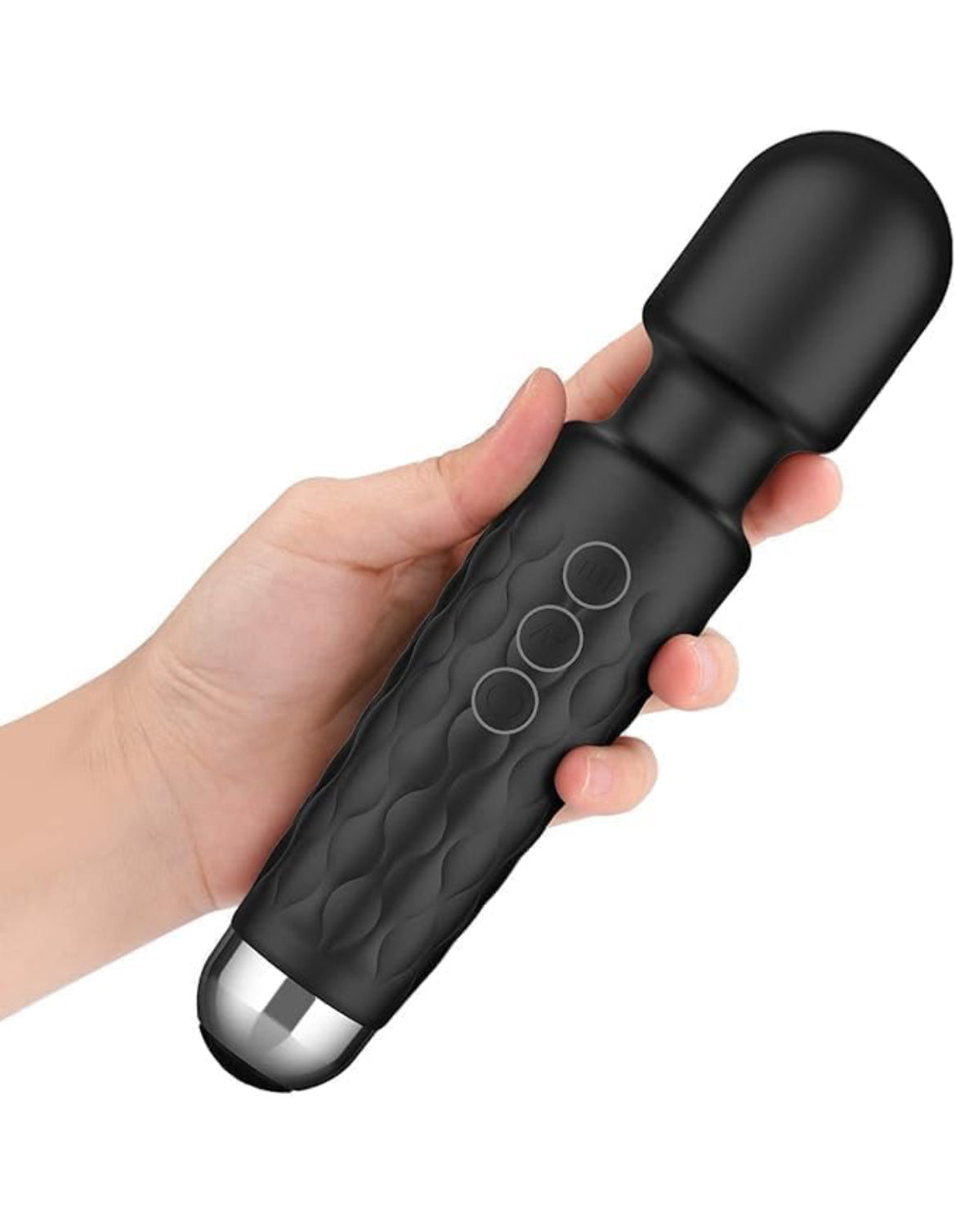 Heavy Black Vibrator ( Soft flexible head ) – The Red Store